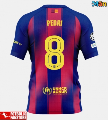 Barcelona Pedri Gonzalez #8 Hemmatröja 2025-26 Kortärmad